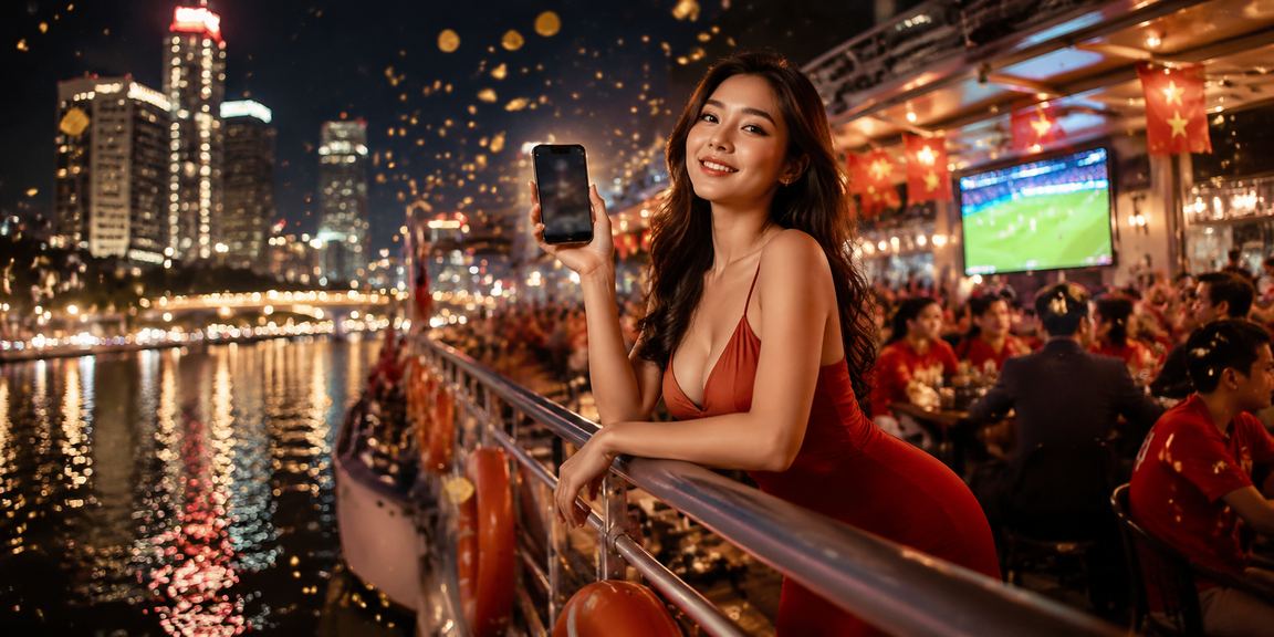 Người dùng tại Hà Nội sử dụng điện thoại để theo dõi kèo cược thể thao buổi tối